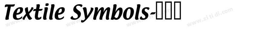 Textile Symbols字体转换 Textile Symbols字体转换